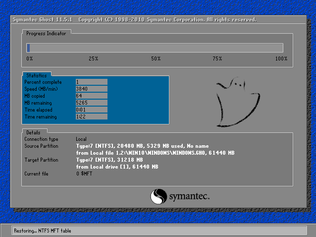 深度技术Win10 64位硬盘安装教程